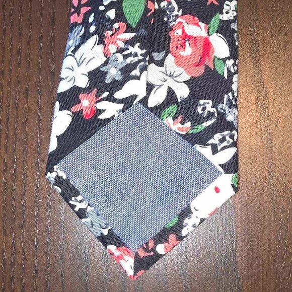 Nordstrom Men's Shop Floral Skinny Tie - Picture 5 of 6